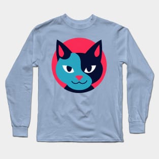 Colourful abstract cat Long Sleeve T-Shirt